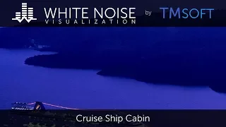 Cruise Ship Room Sound - 1 Hour Relaxing Sleep Sound with Dark Screen Saver