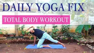 Surya Namaskar & Chandra Namaskar | Full Yoga Body Workout for Weight-loss I Yogalates with Rashmi