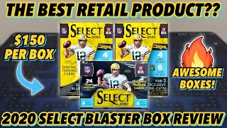 THE BEST RETAIL PRODUCT?? $150 PER BOX!🔥 | 2020 Panini Select Football Retail Blaster Box Review