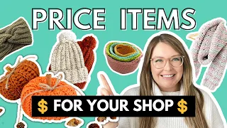 Crochet Business | How to price crochet and knit items for sale in your shop