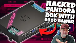 HACKED Pandora Box DX Arcade With Over 5,000 RETRO Games From Art'Cade!