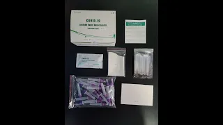 Pro-med Sars cov-2 antigen saliva cassette test kit 20 tests/kit instruction for use comfort test