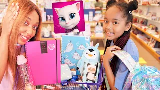 Chasse aux FOURNITURES SCOLAIRES 2020 CHALLENGE BLEU vs ROSE Back 2 school Cracked By #TalkingANGELA