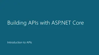 Introduction to APIs :: Module 1 - Building APIs with ASP.NET Core