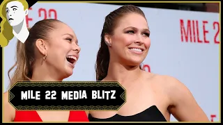 Ronda Rousey's Mile 22 Media Blitz