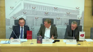 2019-12-04 Lietuvos Nepriklausomybės Akto signataro Zigmo Vaišvilos ir Seimo nario Artūro Skardži...