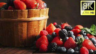 Satisfying Fruits Collection 02 in 8K ULTRA HD (60 FPS) | Satisfying Film