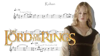 Rohan from The Lord Of The Rings | Violin Sheet Music