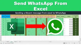 How to Send WhatsApp Message From Excel | Without Coding | No VBA | Excel Tutorial