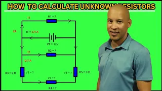 How to calculate unknown resistors explained.