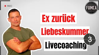 Liebeskummer Coaching - Live Demonstration: Ex loslassen durch aktiv werden! (Real Coaching Teil 3)