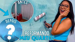 REFORMEI O MEU QUARTO! 🤩😱