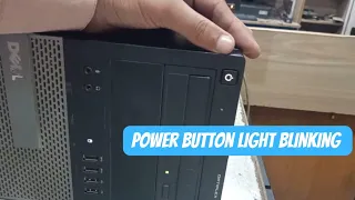 Dell Optiplex 7020 Power Button Light Blinking - No Display - Orange Light Blinking - Fix Blinking