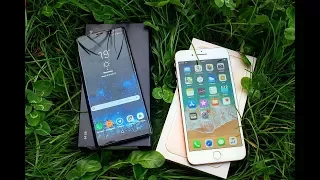 Распаковка iPhone 8 Plus | снято на Samsung Galaxy Note 8