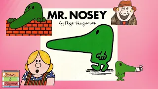 What happens when Mr. Nosey becomes too nosey 😆? | Read Aloud | Mr Men | Learn to Read & Pronounce