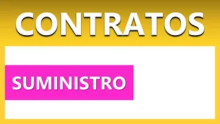 Contrato de Suministro