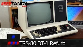 TRS-80 DT-1 Refurb Pt2: Cleaning and Testing | #SepTandy