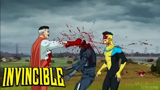 Omni Man killed Pilot Invincible Season 1 Episode 8