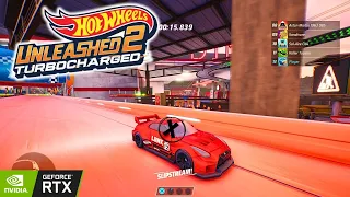 Hot Wheels Unleashed 2 - Nissan GTR Elimination Race In AcceleDrome Rtx 2060