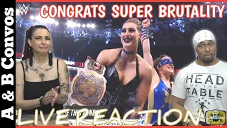 Natalya & Tamina vs Ripley & Nikki A.S.H Womens Tag Title - LIVE REACTION | Monday Night Raw 9/20/21