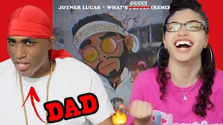 MY DAD REACTS Joyner Lucas - What's Poppin Remix (What's Gucci) REACTION