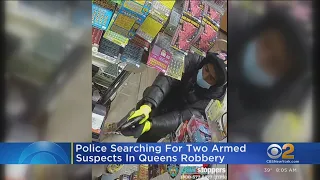 Suspects wanted for stealing $10,000 from Queens smoke shop