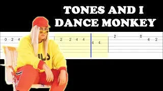 Tones And I - Dance Monkey (Easy Guitar Tabs Tutorial)