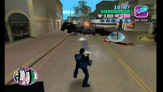 Great fight with police || GTA vice city || Game Zone
