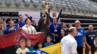 16. međunarodni Judo memorijal Josipa Ponteka Osijek 2023 trenutak preuzimanja pehara