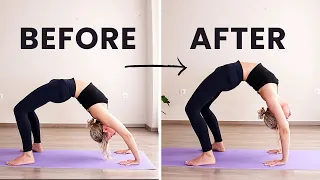 Improve your bridge pose | wheel pose for beginners