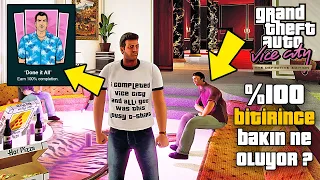 GTA VICE CITY 'İ %100 BİTİRİNCE BAKIN NE OLUYOR !? GİZLİ ÖDÜL NASIL ALINIR ?