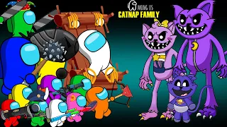 어몽어스 CATNAP FAMILY (CAPNAP is NOT a MONSTER...) | AMONG US ANIMATION