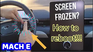 how to reboot sync 4 screen | Ford Mustang Mach E