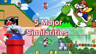 5 Major Similarities between Super Mario World and Super Mario Wonder