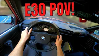 1987 BMW E30 325e POV Drive - Accelerations & Handling!!