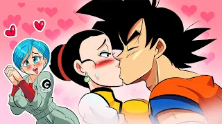 Goku Gives Chi Chi A Dramatic Kiss (DBZ Comic Dub)