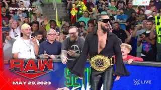 Seth "Freakin" Rollins entrance as the new World Heavyweight Champion: WWE Raw, May 29, 2023