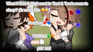 What if Edd & Matt went to Tord and Tom’s room to sleep? (Ik, weird title 😖😖)
