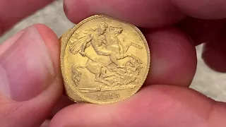 10 Half Sovereigns, recent coin buy.