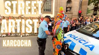 Nadie lo esperaba - Karcocha en Madeira Street Art Festival se fue con la Policia 🇵🇹