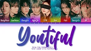 [9 members karaoke] Youtiful || Stray Kids {스트레이키즈} 9th member ver. (Color coded lyrics)
