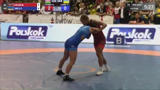 1/4 WW - 50 kg: M. STADNIK (AZE) v. O. LIVACH (UKR)