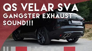 Range Rover Velar SVA GANGSTER Sport Exhaust Sound!!!