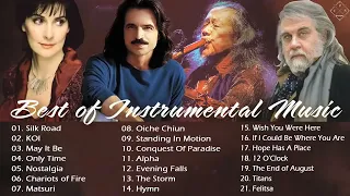 Kitaro , Yanni , Enya , Vangelis Best of Instrumental Music -  The Greatest Hits Playlis 2022