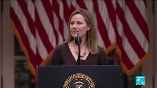 US Supreme Court hearings: Nominee Amy Coney Barrett vows to 'apply law as written'