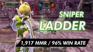 Sniper Ladder (1,917 MMR / 96% Win Rate / No Skill Heraldries) - Dragonnest SEA PVP