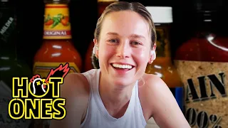 Brie Larson Takes On a New Form While Eating Spicy Wings | Hot Ones