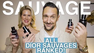 Dior Sauvage EDT vs EDP vs Parfum vs Elixir! ALL DIOR SAUVAGE RANKED 👌