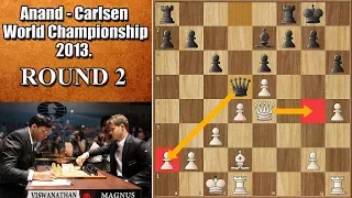 Is Carlsen the Toughest Opponent? | Anand vs Carlsen 2013. | Game 2