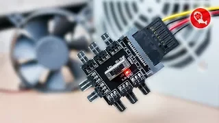 Хаб для компьютерных вентиляторов | Cooling Fan Hub 3pin 12V | Посылка из Китая